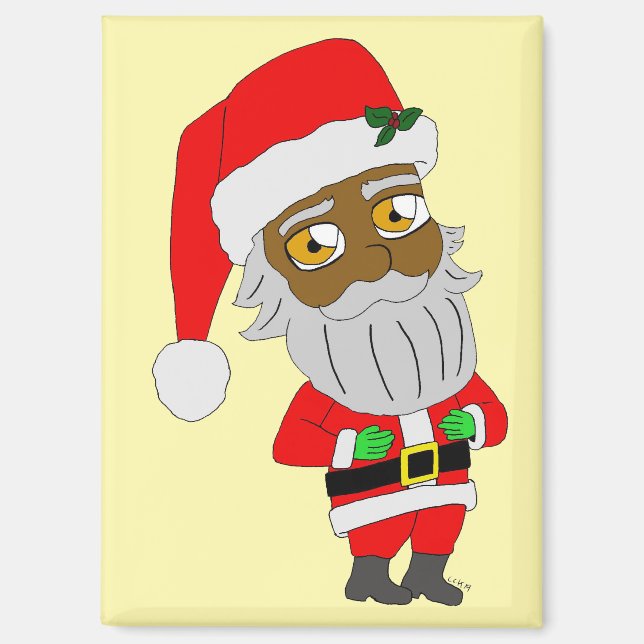 Imán Santa Chibi (Anverso)