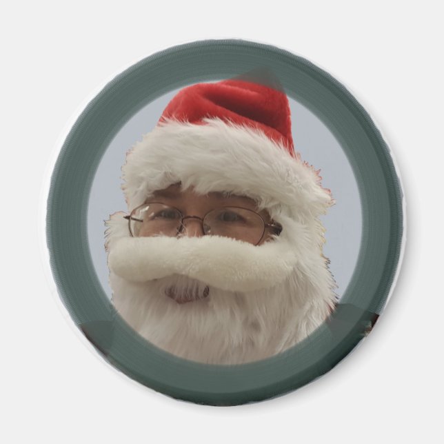 Imán Santa Circle Magnet (Frente)