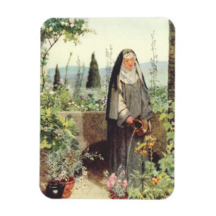 Imán Santa Clara de Asís: Patrona de la Televisión