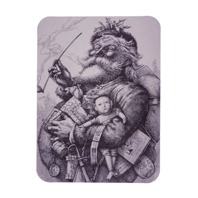 Imán Santa Claus (Vertical)