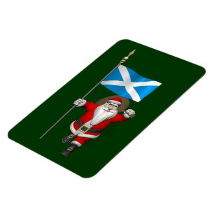 Imán Santa Claus Con El Fin De Escocia