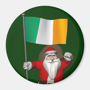 Imán Santa Claus Con El Fin De Irlanda