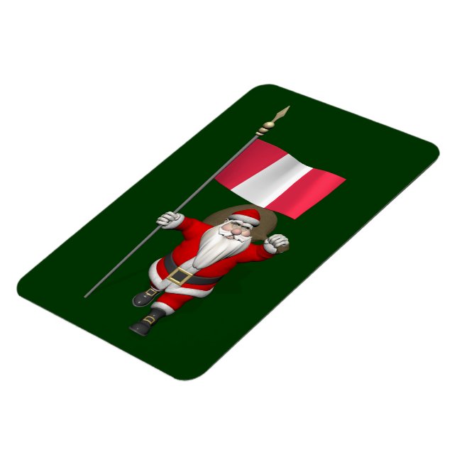 Imán Santa Claus Con El Fin Del Perú (Lado Izquierdo)