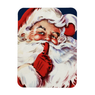 Imán Santa Claus dice SH-H-H