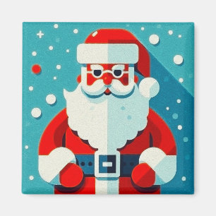 Imán Santa Claus festivo