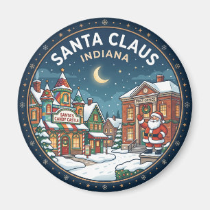 Imán SANTA CLAUS Indiana