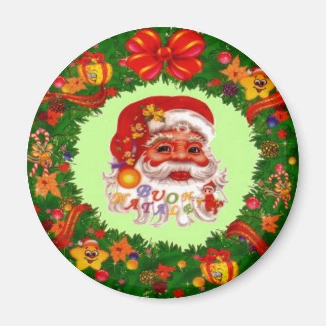 Imán Santa Claus Magnet (Frente)