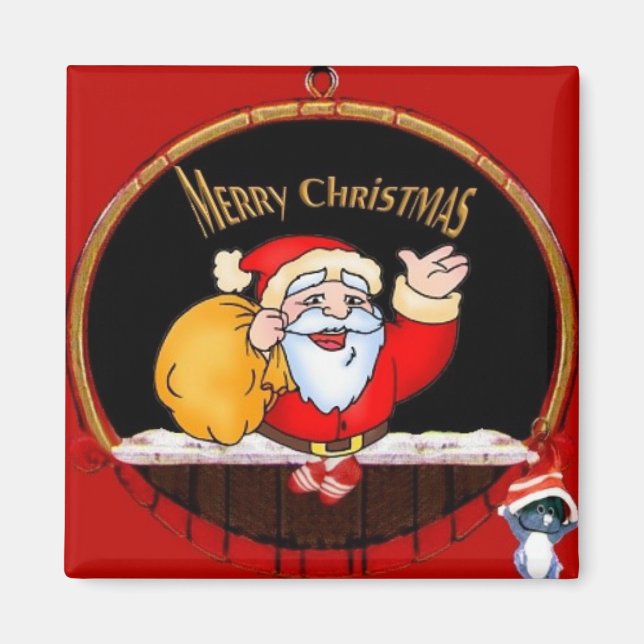 Imán Santa Claus Magnet (Frente)