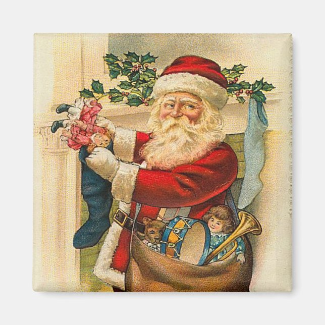 Imán Santa Claus Magnet para las vacaciones (Frente)