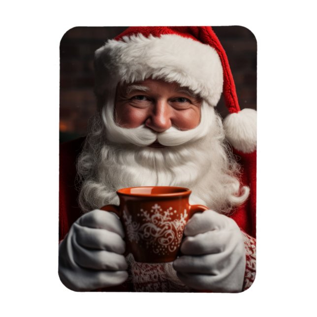 Imán Santa Claus Merry Christmas Magnet (Vertical)