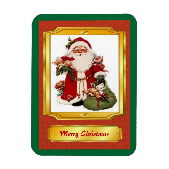 Imán Santa Claus Premium Magnet (Vertical)