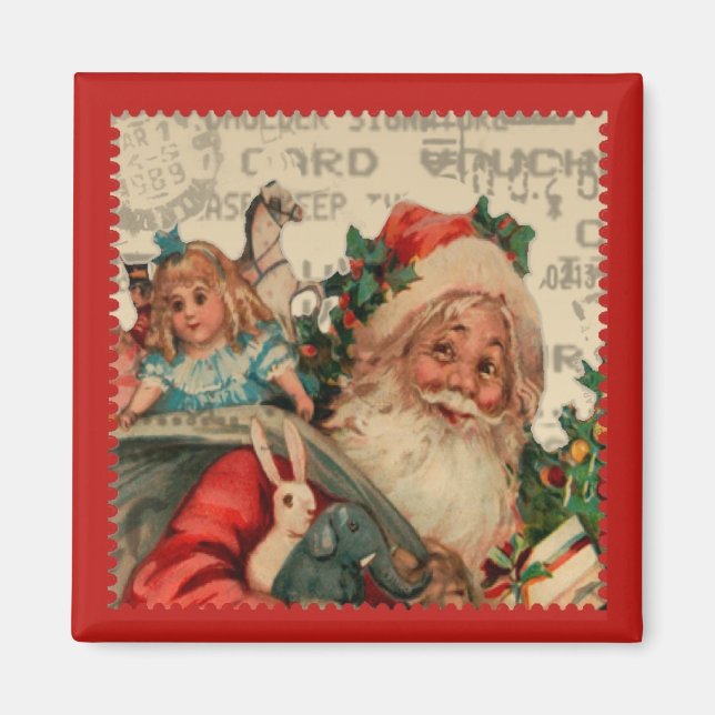 Imán Santa Claus Refridgerator Magnet (Frente)