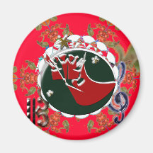 Santa Claus Sock Red