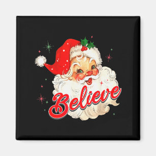 Imán Santa Claus Vintage Cree Navidad Mujeres Niños G
