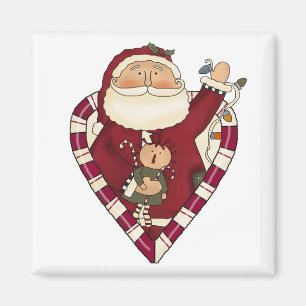 Imán Santa con camisetas y regalos de Ragdoll