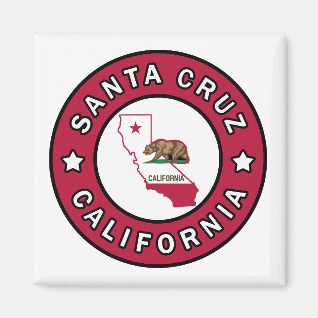 Imán Santa Cruz California (Frente)