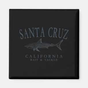 Imán Santa cruz california arte de pizarra retro pescar
