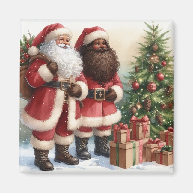 Imán Santa de Navidad (Frente)