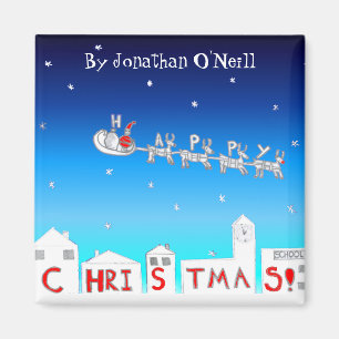Imán Santa del navidad por Jonatán O'Neill