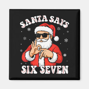 Imán Santa Dice 6 7 Seis Siete Meme Béisbol Número 67 G