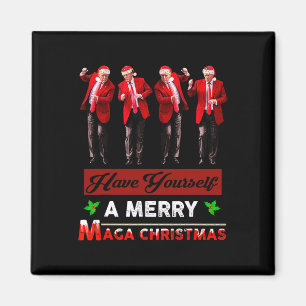 Imán Santa divertido Trump Ten un mega Chris alegre