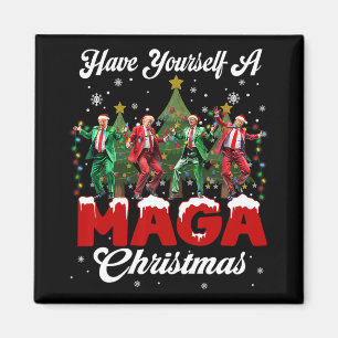 Imán Santa divertido Trump Tenerse un Feliz M.a.g.a Ch