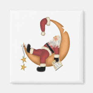 Imán Santa dormirá con camisetas y regalos en la luna