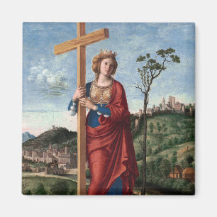 Imán Santa Elena con la Vera Cruz Arte Sagrado