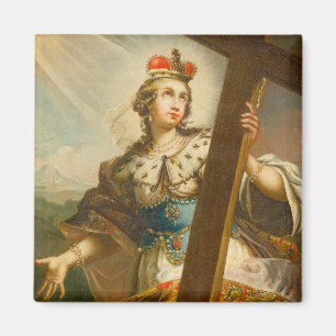 Imán Santa Elena con la Vera Cruz Arte Sagrado