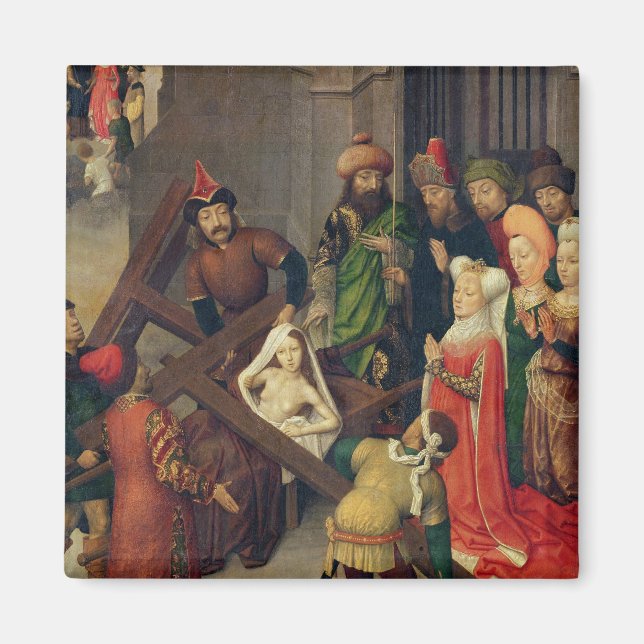 Imán Santa Elena y el milagro de la verdadera cruz (Frente)