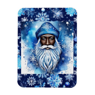 Imán Santa en azul