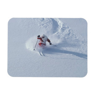 Imán Santa Esquíando en Snowbird Ski Resort, Wasatch