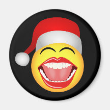 Santa Face Funny Navidades Fridge Magnet