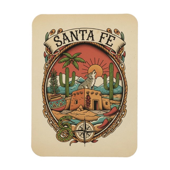 Imán Santa Fe New Mexico Travel (Vertical)