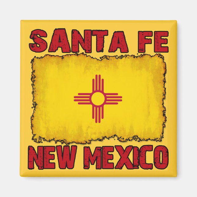 Imán Santa Fe, Nuevo México (Frente)