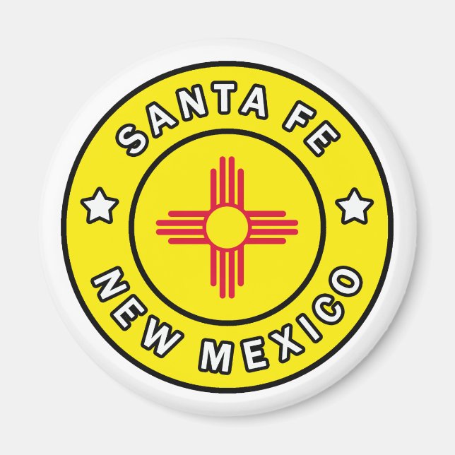 Imán Santa Fe Nuevo México (Frente)