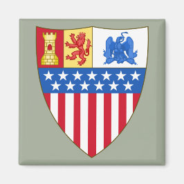 Imán Santa Fe, Nuevo México (Escudo de armas)