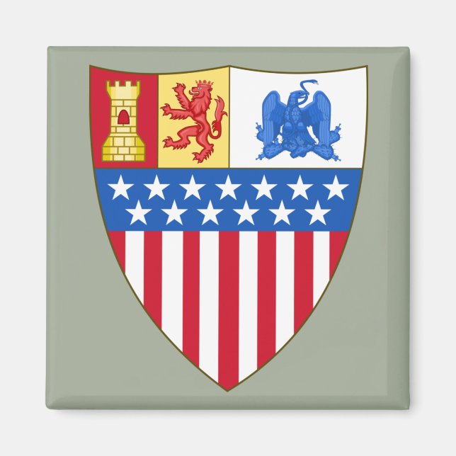 Imán Santa Fe, Nuevo México (Escudo de armas) (Frente)