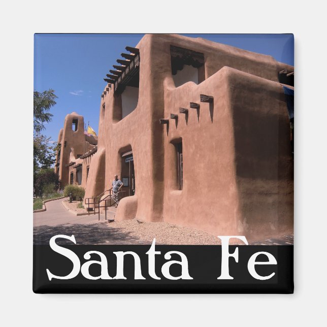 Imán Santa Fe Nuevo México Magnet (Frente)