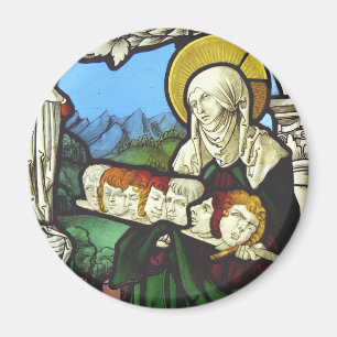 Imán Santa Felicitas y las cabezas de sus siete hijos
