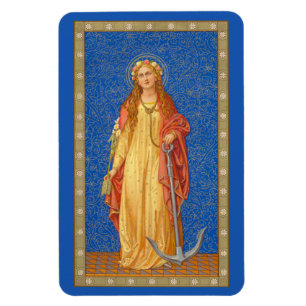 Imán Santa Filomena con Ancla (SNV 051)