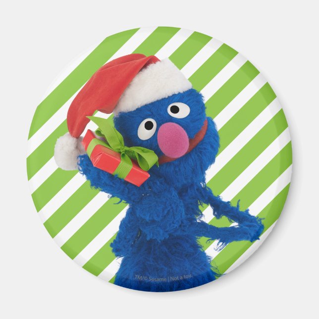 Imán Santa Hat Grover (Frente)