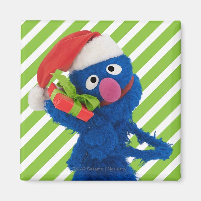 Imán Santa Hat Grover (Frente)