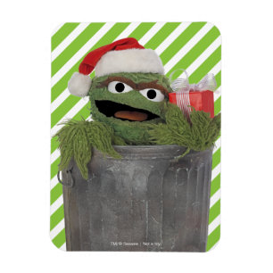 Imán Santa Hat Oscar al Grouch