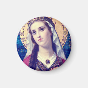 Imán Santa Isabel de Hungría Estilo Romántico Premium