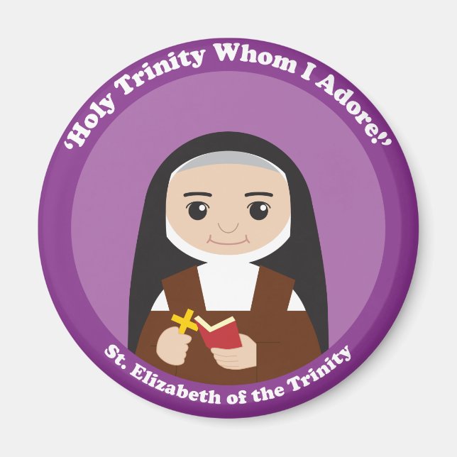 Imán Santa Isabel de la Trinidad (Frente)