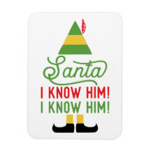 Santa Lo Conozco Navidades Elf Fridge Magnet