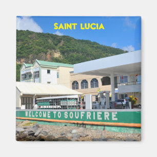 Imán Santa Lucía de Soufriere