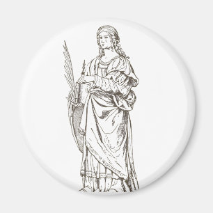 Imán Santa Lucía por Bernardino Luini