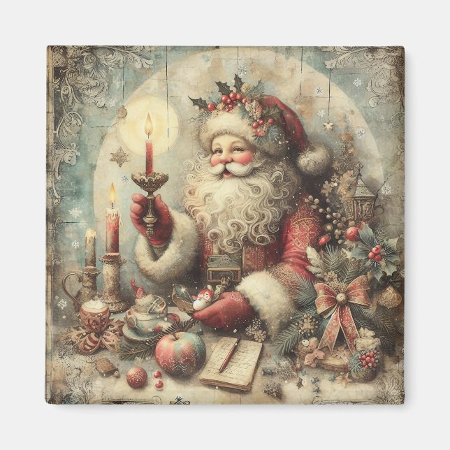 Imán Santa Magnet, Navidades clásicos (Frente)